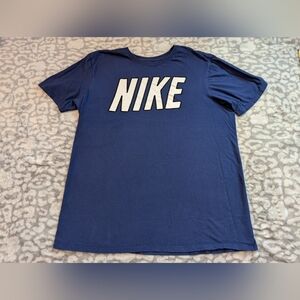 Nike Navy Tee with Bold Logo